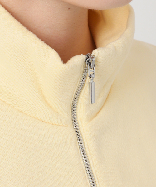 Spick & Span(スピックアンドスパン)の「ブラッシュドテリーハーフジッププルオーバー(Tシャツ/カットソー・レディース・イエロー/ライトグレー・FREE)」の14枚目の写真