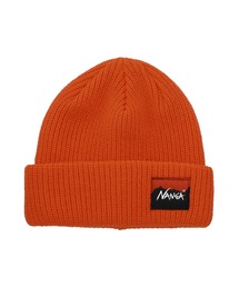 NANGA(iK)NANGA/iK BOX LOGO BULKY BEANIE {bNXSr[j[(jbgLbv/r[j[)