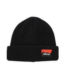 NANGA(iK)NANGA/iK BOX LOGO BULKY BEANIE {bNXSr[j[(jbgLbv/r[j[)
