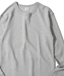JEMORGAN（ジェーイーモーガン）の「【JEMORGAN   ジェイモーガン】ワッフル クルーネック ロングスリーブ Tシャツ   サーマル カットソー（Tシャツ/カットソー）」