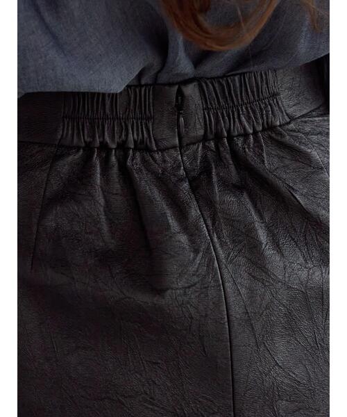 Te chichi（テチチ）の「クラックレザーライクナロースカート（スカート・レディース・ブラウン/ブラック・F）」の20枚目の写真
