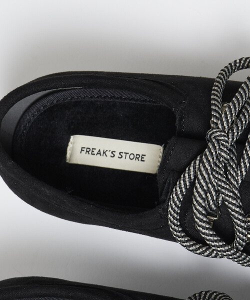FREAK'S STORE(フリークスストア)の「限定展開 ローカット マウンテンデザイン スニーカー(スニーカー・メンズ・ブラック/ダークブラウン・23.0cm/24.0cm/25.0cm/26.0cm/27.0cm/28.0cm)」の9枚目の写真