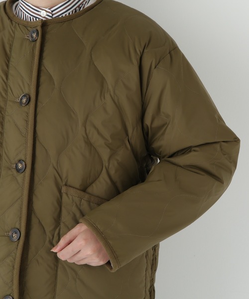 TAION（タイオン）の「◆【TAION コラボ】リバーシブルボアダウンブルゾン（ブルゾン・レディース・ネイビー/カーキ・MEDIUM）」の16枚目の写真