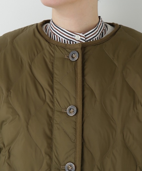 TAION（タイオン）の「◆【TAION コラボ】リバーシブルボアダウンブルゾン（ブルゾン・レディース・ネイビー/カーキ・MEDIUM）」の15枚目の写真