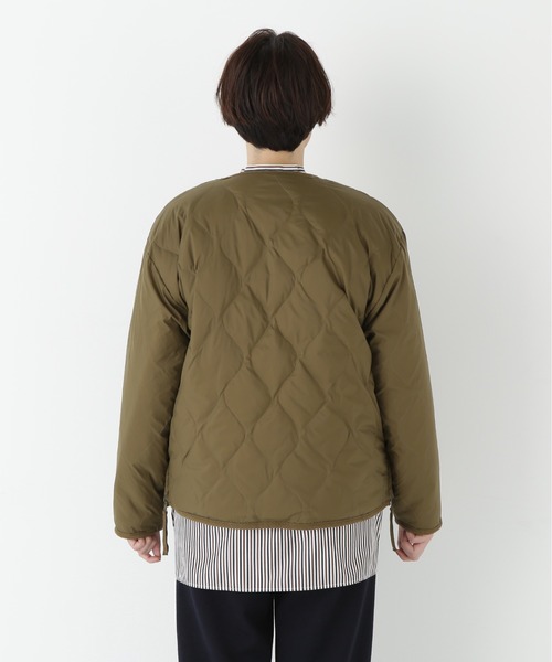 TAION（タイオン）の「◆【TAION コラボ】リバーシブルボアダウンブルゾン（ブルゾン・レディース・ネイビー/カーキ・MEDIUM）」の14枚目の写真