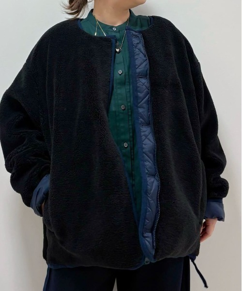 セール】◇【TAION コラボ】リバーシブルボアダウンブルゾン（ブルゾン