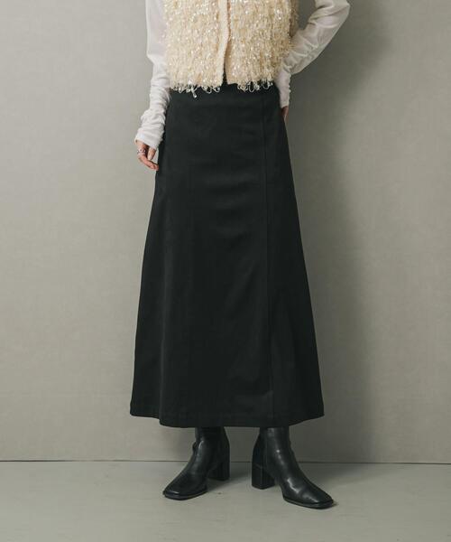 SENSE OF PLACE by URBAN RESEARCH（センスオブプレイスバイアーバンリサーチ）の「FSセミフレアスカート（スカート・レディース・ブラック/ブラウン・SMALL/MEDIUM）」の2枚目の写真