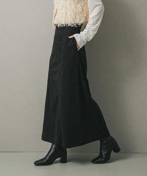 SENSE OF PLACE by URBAN RESEARCH（センスオブプレイスバイアーバンリサーチ）の「FSセミフレアスカート（スカート・レディース・ブラック/ブラウン・SMALL/MEDIUM）」の3枚目の写真