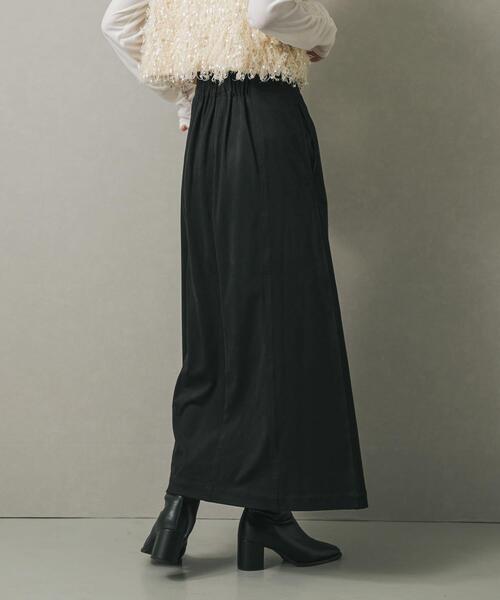 SENSE OF PLACE by URBAN RESEARCH（センスオブプレイスバイアーバンリサーチ）の「FSセミフレアスカート（スカート・レディース・ブラック/ブラウン・SMALL/MEDIUM）」の5枚目の写真