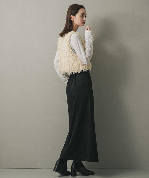 SENSE OF PLACE by URBAN RESEARCH（センスオブプレイスバイアーバンリサーチ）の「FSセミフレアスカート（スカート・レディース・ブラック/ブラウン・SMALL/MEDIUM）」の7枚目の写真