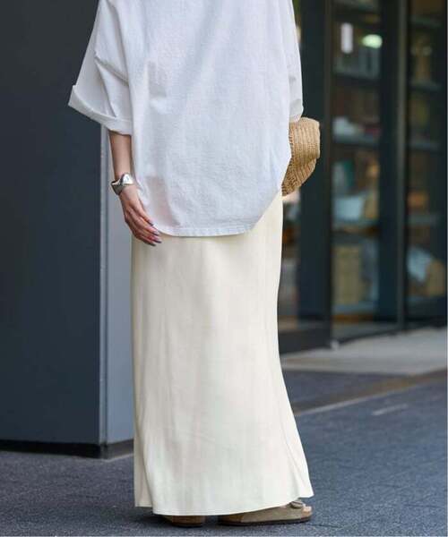 FRAMeWORK(フレームワーク)の「≪追加≫シルキーキュプラバイアススカート(スカート・レディース・ブラウン/ホワイト系その他・40/38/36)」の19枚目の写真