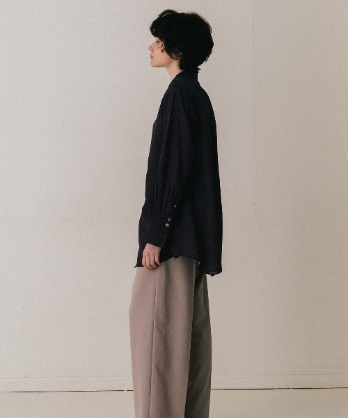 CREDONA(クレドナ)の「GEOMETRIC SHIRT/ジオメトリックシャツ(シャツ/ブラウス・レディース・ブラウン/ベージュ・FREE)」の7枚目の写真