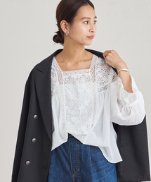 新品未使用❣️定価18700円spick&spanスピック&スパントップスホワイト Spick & Span｜スピックアンドスパンのトップス（ホワイト/白色