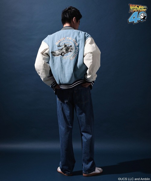 バック・トゥ・ザ・フューチャー】コラボ刺繍スタジャン