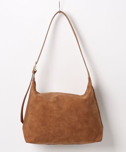 crie conforto(クリーコンフォルト)の「【A4サイズ対応】バックルスクエアショルダーバッグ 肩掛け / 斜め掛け / 鞄(ショルダーバッグ・レディース・キャメル・FREE)」の7枚目の写真