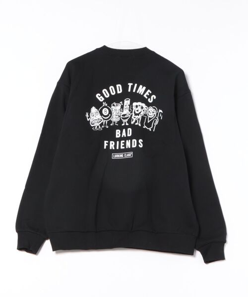 LURKING CLASS(ラーキングクラス)の「LURKING CLASS/ラーキングクラス トレーナー/スウェット バックプリント ST25FUM03(スウェット・メンズ・ブラック/グレー・XL/L/M)」の15枚目の写真