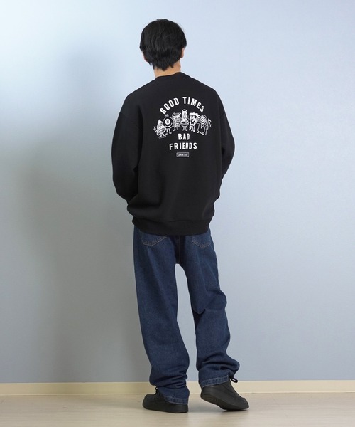 LURKING CLASS(ラーキングクラス)の「LURKING CLASS/ラーキングクラス トレーナー/スウェット バックプリント ST25FUM03(スウェット・メンズ・ブラック/グレー・XL/L/M)」の6枚目の写真
