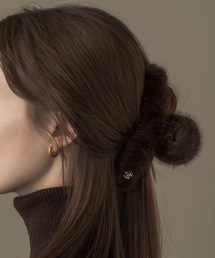 muku（ムク）の「HAIRCLIP/FAKE FUR（バレッタ/ヘアクリップ・レディース）」