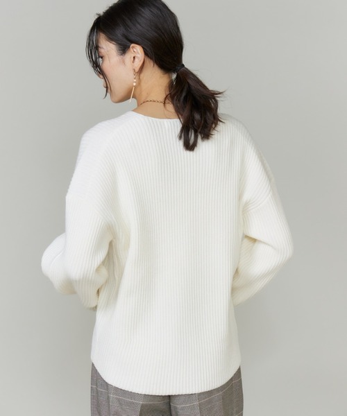 セール】BIOｰBLEND Vネックプルオーバーニット（ニット/セーター