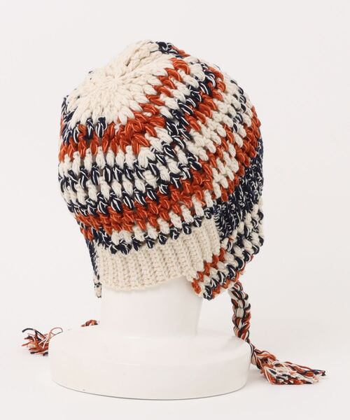 チャイハネ(チャイハネ)の「【チャイハネ】シェイラ耳付きキャップ(ニットキャップ/ビーニー・レディース・ホワイト系その他・FREE)」の4枚目の写真