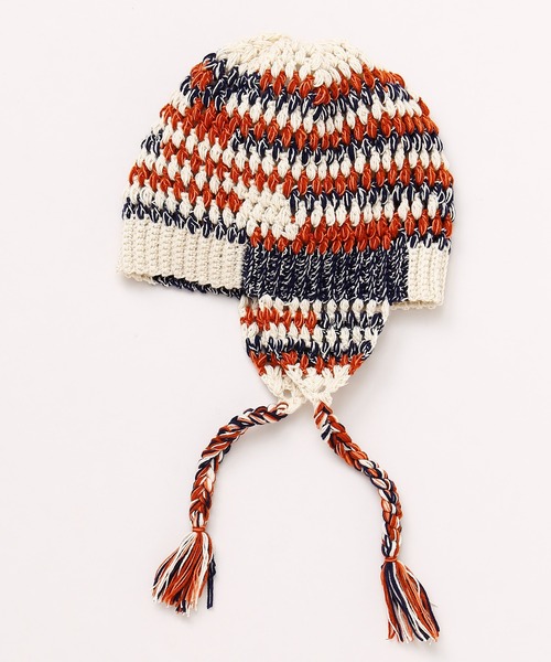 チャイハネ(チャイハネ)の「【チャイハネ】シェイラ耳付きキャップ(ニットキャップ/ビーニー・レディース・ホワイト系その他・FREE)」の3枚目の写真