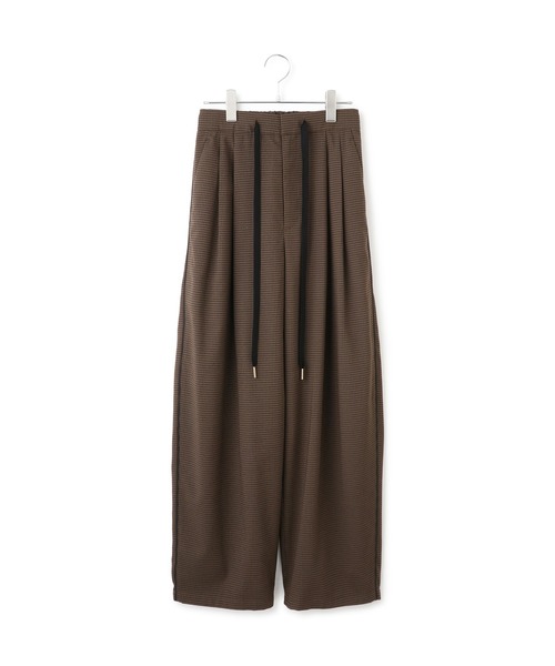 ADAM ET ROPE'（アダムエロペ）の「【WEB限定】チェックバレルパンツ（その他パンツ・レディース・キャメル/ブラウン系その他/スミクロ・38/36）」の20枚目の写真