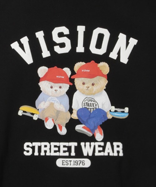 VISION STREET WEAR(ヴィジョンストリートウェア)の「VISION STREET WEAR Bears Hoodie(パーカー・メンズ・オートミール/ブラック・M/L/XL)」の8枚目の写真