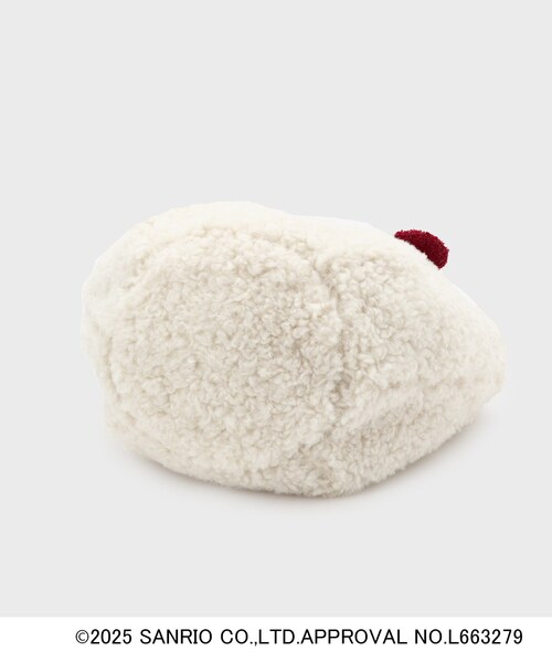 OPAQUE.CLIP（オペークドットクリップ）の「【ハローキティ】ふわふわマルシェバッグ（ハンドバッグ・レディース・オフホワイト/ブラック・00）」の9枚目の写真