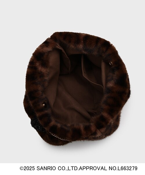 OPAQUE.CLIP（オペークドットクリップ）の「【ハローキティ】ふわふわマルシェバッグ（ハンドバッグ・レディース・オフホワイト/ブラック・00）」の11枚目の写真