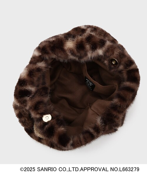 OPAQUE.CLIP（オペークドットクリップ）の「【ハローキティ】ふわふわマルシェバッグ（ハンドバッグ・レディース・オフホワイト/ブラック・00）」の13枚目の写真