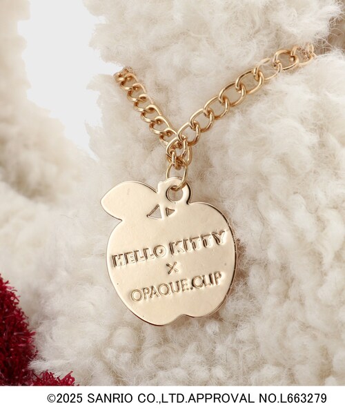 OPAQUE.CLIP（オペークドットクリップ）の「【ハローキティ】ふわふわマルシェバッグ（ハンドバッグ・レディース・オフホワイト/ブラック・00）」の6枚目の写真