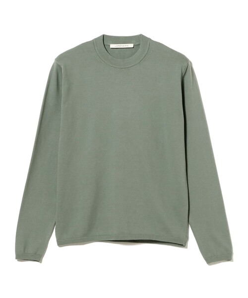 BEAMS F(ビームスエフ)の「【別注】LORENZONI / コットン 12ゲージ ハイネック ロングスリーブ ニット(ニット/セーター・メンズ・ネイビー/グリーン系その他2/ブラウン系その他5・50/48/44/46)」の7枚目の写真