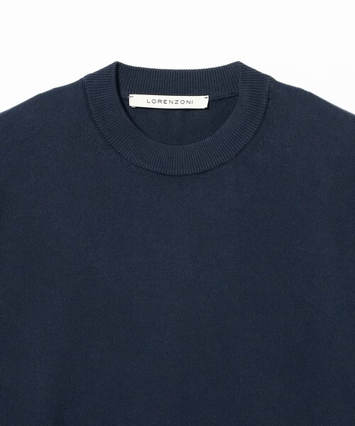 BEAMS F(ビームスエフ)の「【別注】LORENZONI / コットン 12ゲージ ハイネック ロングスリーブ ニット(ニット/セーター・メンズ・ネイビー/グリーン系その他2/ブラウン系その他5・50/48/44/46)」の11枚目の写真