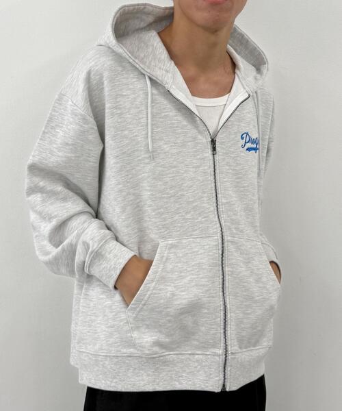 WEGO(ウィゴー)の「WEGO/DOGサガラジップパーカー(パーカー・メンズ・ネイビー/アッシュグレー・LARGE/MEDIUM)」の16枚目の写真