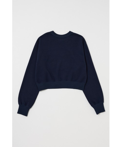 MOUSSY（マウジー）の「【25年AW新作】LITTLE POPS LOGO プルオーバー（スウェット・レディース・ブラック/ネイビー/杢グレー/ライトピンク・FREE）」の13枚目の写真