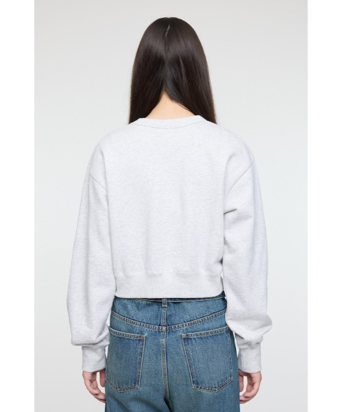 MOUSSY（マウジー）の「【25年AW新作】LITTLE POPS LOGO プルオーバー（スウェット・レディース・ブラック/ネイビー/杢グレー/ライトピンク・FREE）」の20枚目の写真