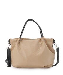 Sunauna | ◆【2WAY/オリジナルプリント裏使用】タックトートバック(トートバッグ)