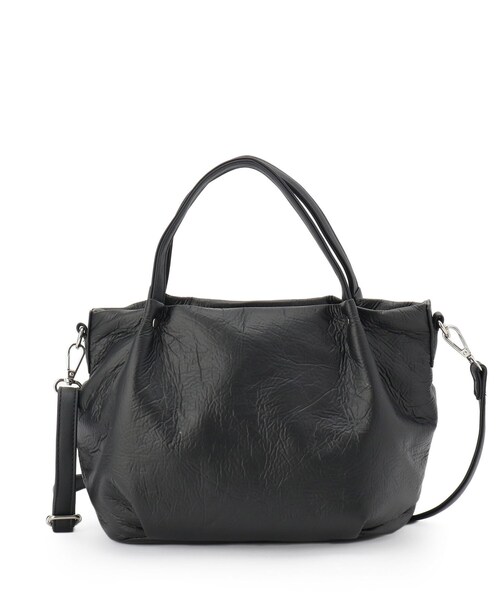 スーナウーナ（SunaUna）/【2WAY／オリジナルプリント裏使用】タックトートバック セール】【2WAY／オリジナルプリント裏使用】タックトートバック