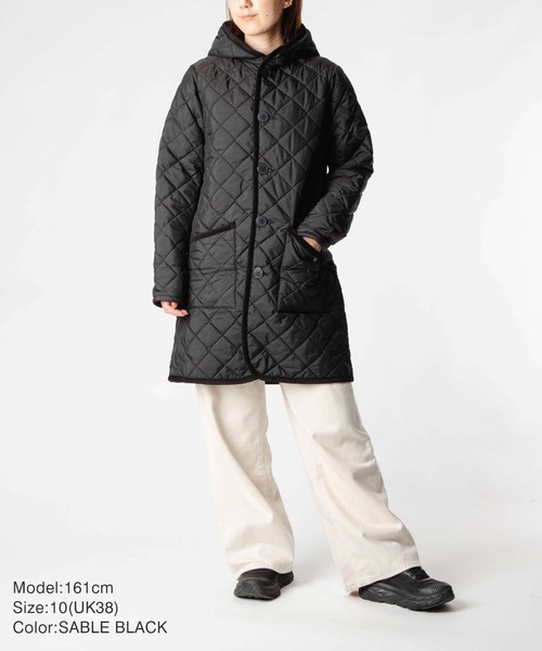 LAVENHAM（ラベンハム）の「LAVENHAM BRUNDON ラベンハム ブランドン キルティングジャケット（ダウンジャケット/コート・レディース・ブラック系2/ブラック系1・8/12/10）」の3枚目の写真