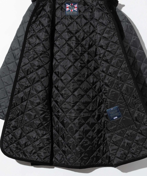 LAVENHAM（ラベンハム）の「LAVENHAM BRUNDON ラベンハム ブランドン キルティングジャケット（ダウンジャケット/コート・レディース・ブラック系2/ブラック系1・8/12/10）」の9枚目の写真
