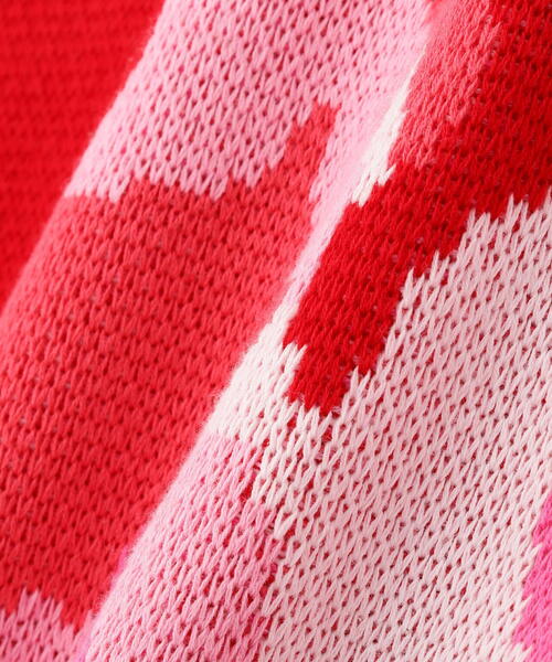 WHITELAND(ホワイトランド)の「WHITELAND/ホワイトランド/CAMO LINKING KNIT(ニット/セーター・レディース・ピンク/ブルー・F)」の10枚目の写真