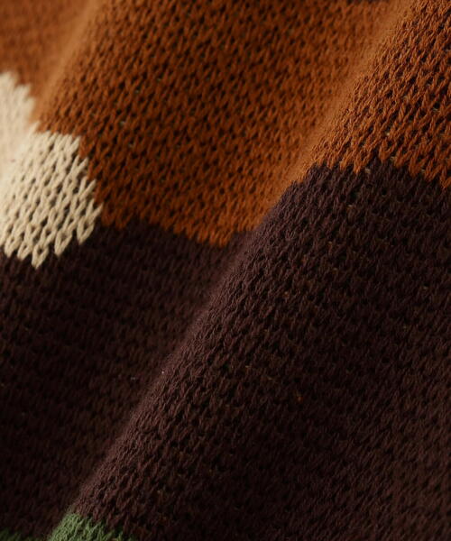 WHITELAND(ホワイトランド)の「WHITELAND/ホワイトランド/CAMO LINKING KNIT(ニット/セーター・レディース・ピンク/ブルー・F)」の11枚目の写真