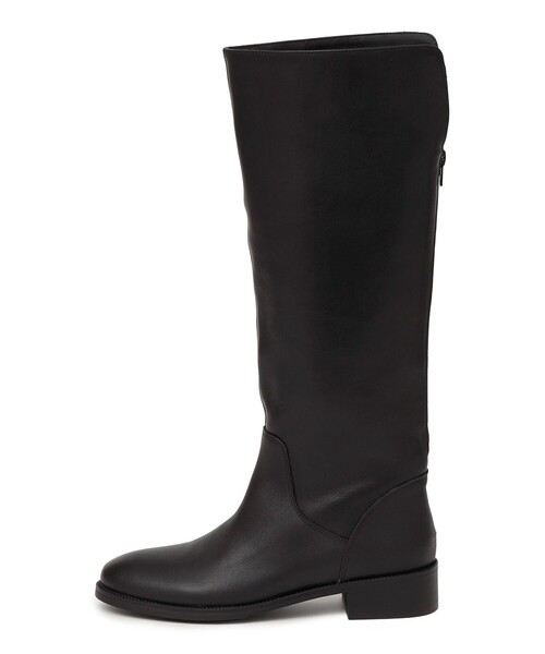 FAEDA（ファエダ）の「FAEDA:フラット ロング ブーツ（ブーツ・レディース・ブラック・38/37/36）」の2枚目の写真