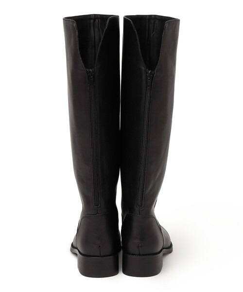 FAEDA（ファエダ）の「FAEDA:フラット ロング ブーツ（ブーツ・レディース・ブラック・38/37/36）」の3枚目の写真