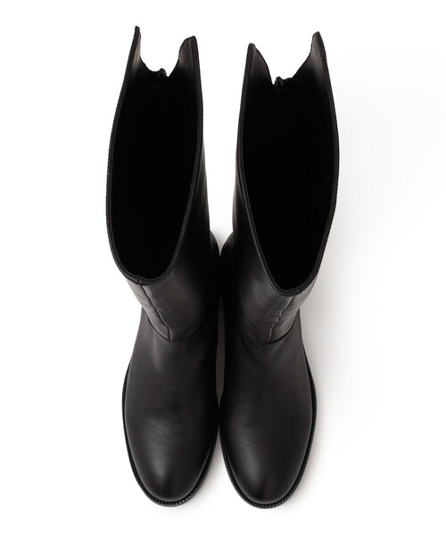 FAEDA（ファエダ）の「FAEDA:フラット ロング ブーツ（ブーツ・レディース・ブラック・38/37/36）」の4枚目の写真