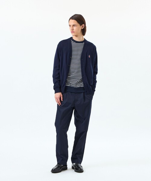 MACKINTOSH PHILOSOPHY(マッキントッシュ フィロソフィー)の「バッキンガムベア 綿ウール天竺 Vネックカーディガン(カーディガン/ボレロ・メンズ・ダークネイビー/ブルー・38/40)」の9枚目の写真