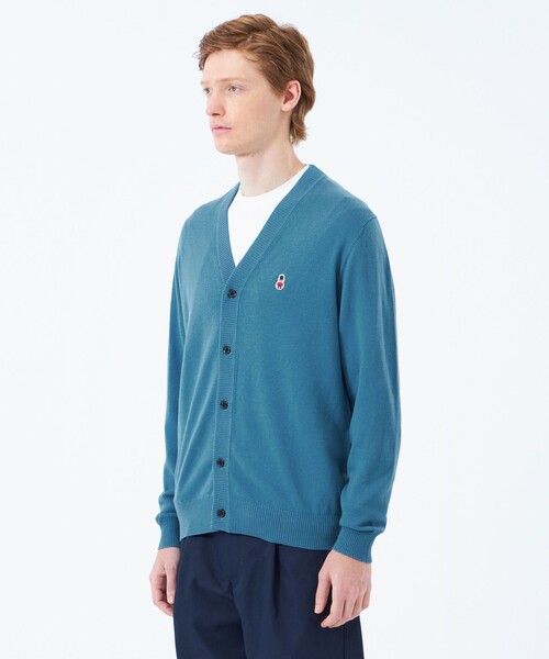 MACKINTOSH PHILOSOPHY(マッキントッシュ フィロソフィー)の「バッキンガムベア 綿ウール天竺 Vネックカーディガン(カーディガン/ボレロ・メンズ・ダークネイビー/ブルー・38/40)」の11枚目の写真