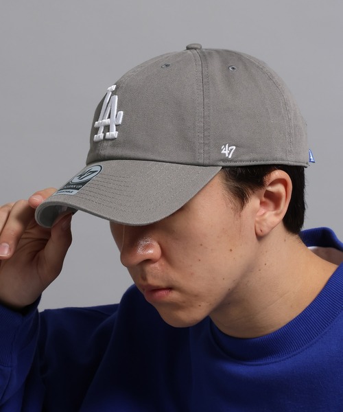47 クリーンナップ ロサンゼルス・ドジャース グレー（キャップ