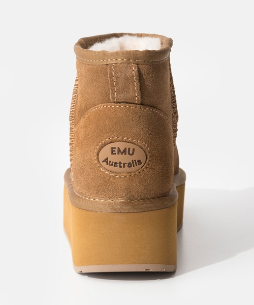 EMU Australia（エミューオーストラリア）の「EMU PLATFORM MICRO エミュー プラットフォーム ムートンブーツ（ブーツ・レディース・ブラック/ブラウン系1・7/8/6）」の15枚目の写真