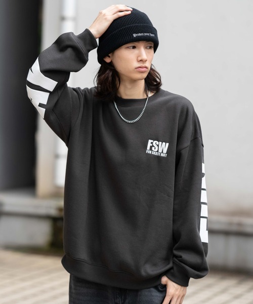 WEGO/アクセ付きストレートラインプルオーバー（スウェット）｜WEGO